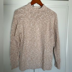 L.L. Bean Women's Cotton Ragg Sweater, Funnelneck Pullover size Medium